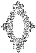 Creative Expressions Victoria's Garden Pre Cut Stamp