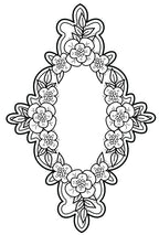 Creative Expressions Victoria's Garden Pre Cut Stamp