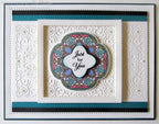 Creative Expressions Stamps To Die For Lesley's Kaleidoscope Pre Cut Stamp