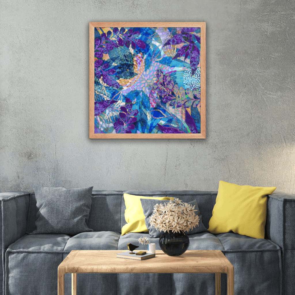 (Wall Decor) Square Art Framed