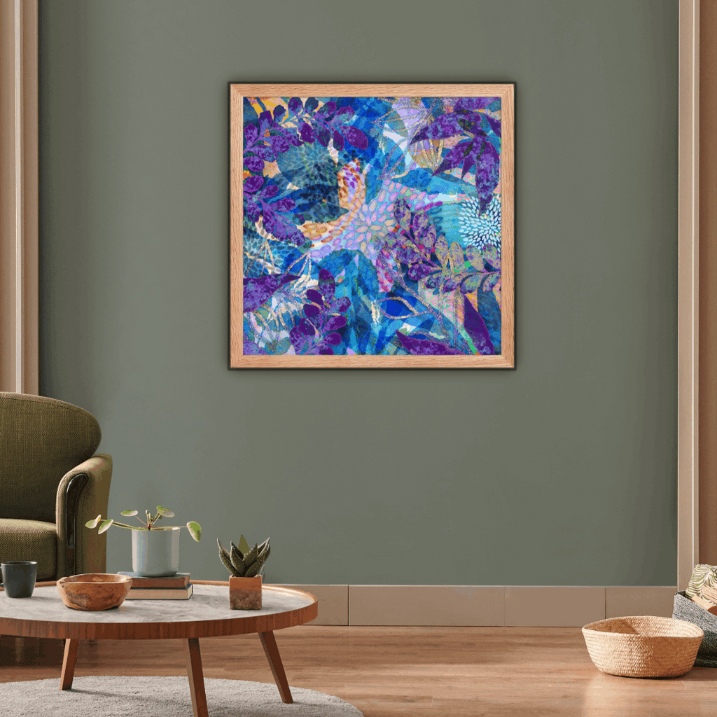 (Wall Decor) Square Art Framed