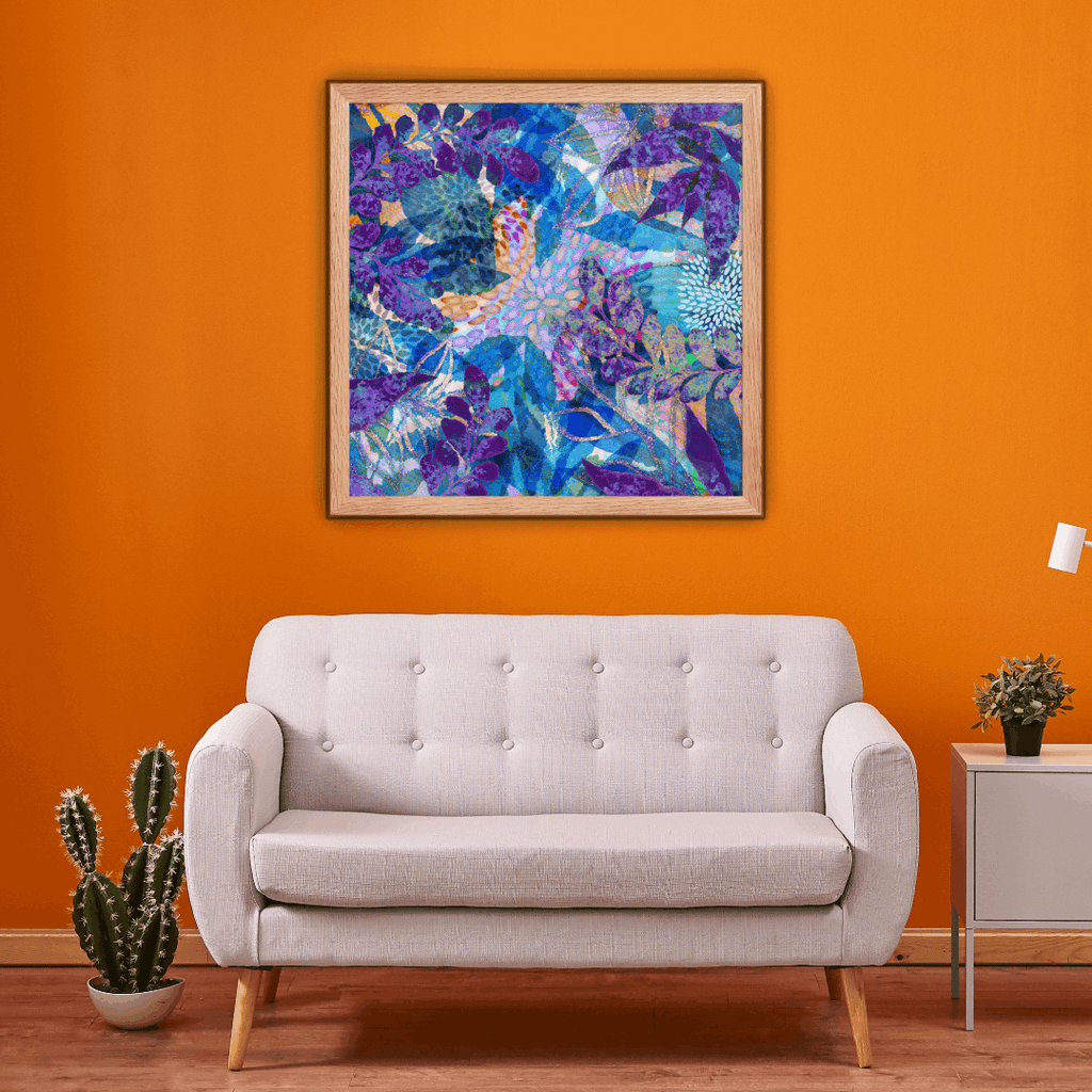 (Wall Decor) Square Art Framed