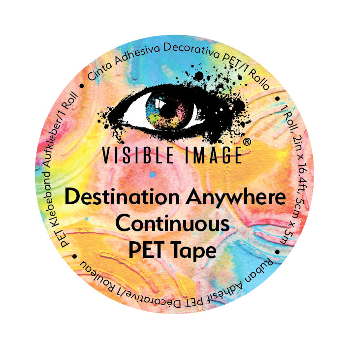 Visible Image Destination Anywhere Continuous PET Tape