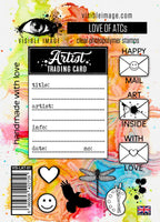 Visible Image Love of ATCs - A6 Stamp Set