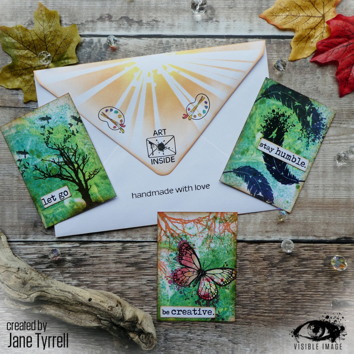 Visible Image Love of ATCs - A6 Stamp Set