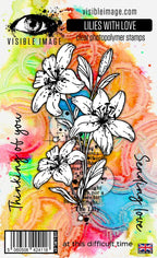 Visible Image Lilies With Love - A6 Stamp Set