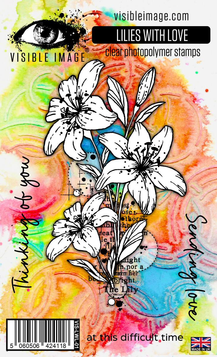 Visible Image Lilies With Love - A6 Stamp Set