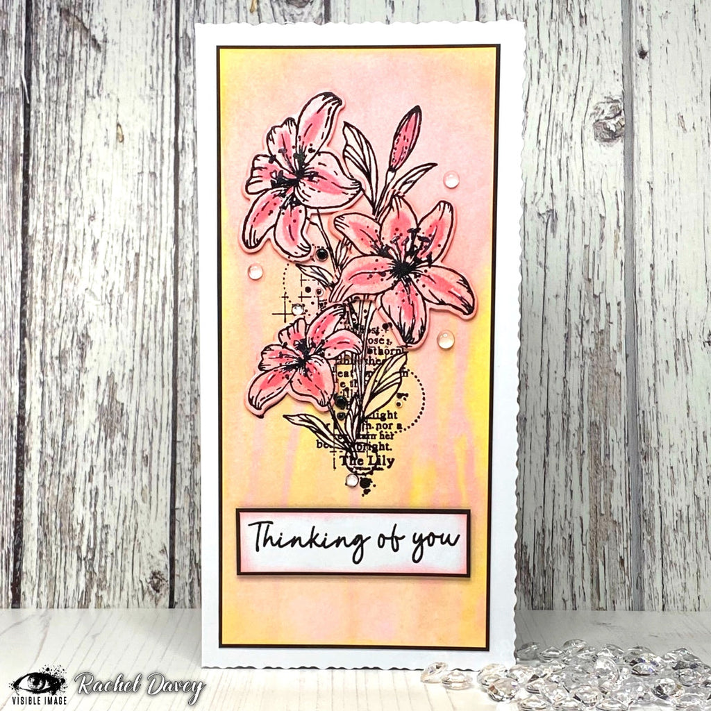 Visible Image Lilies With Love - A6 Stamp Set