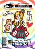 Visible Image Queen of Hearts - A6 Stamp Set