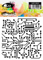 Visible Image Short Circuit Stencil - 6 x 6