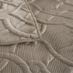 Plume 3 Pc Velvet Light Weight Quilted Comforter Set - Multiple Options