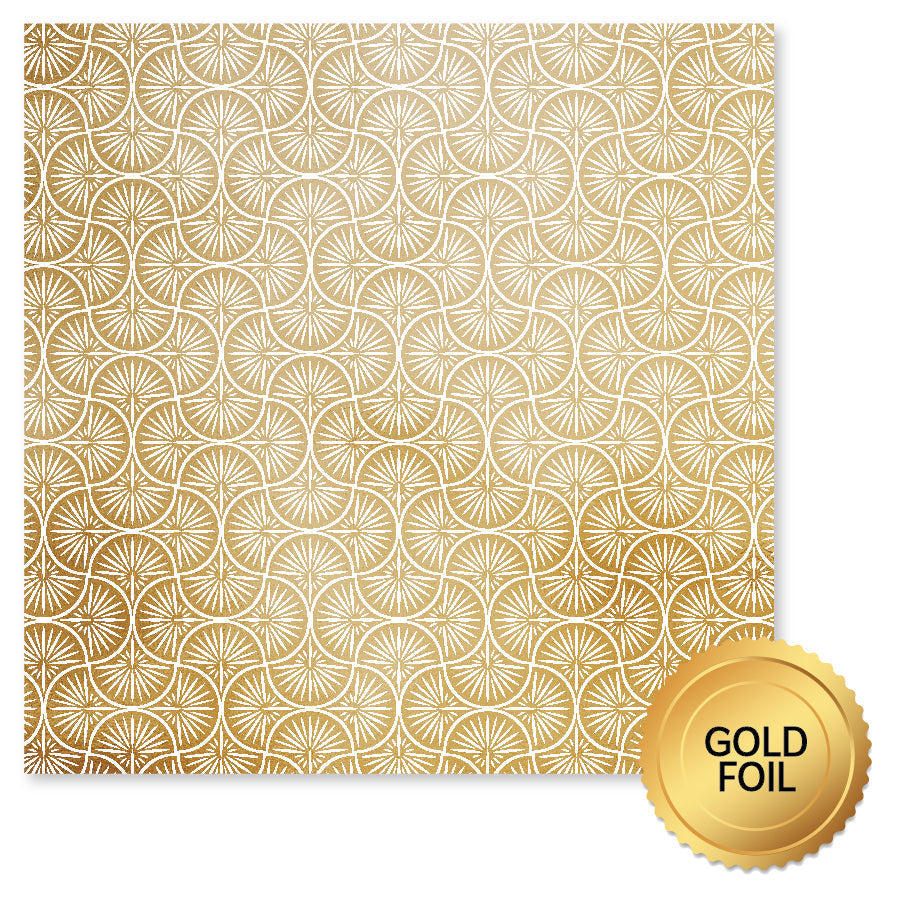 Wedding Joy Foil Gold 12x12 Paper Collection 34509