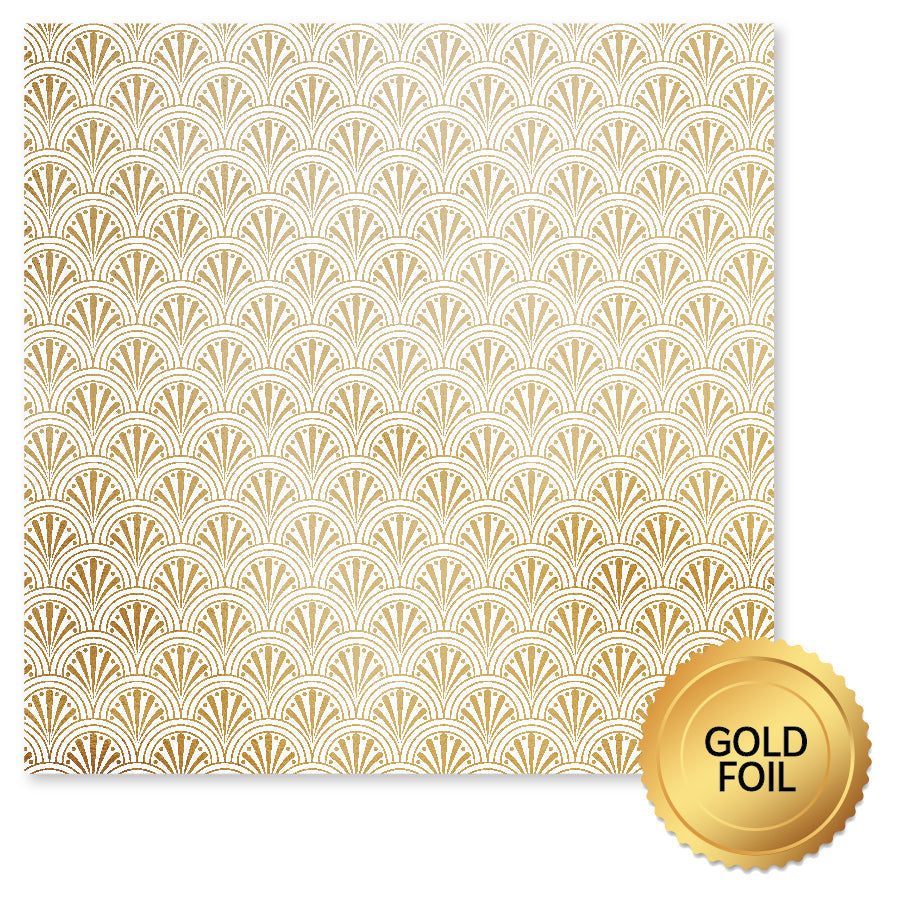 Wedding Joy Foil Gold 12x12 Paper Collection 34509