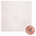 Wedding Joy Foil Rose Gold C 12 x 12 Paper (6 pc Bulk Pack) 34566