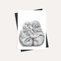 Monkey Hug - Greeting Card
