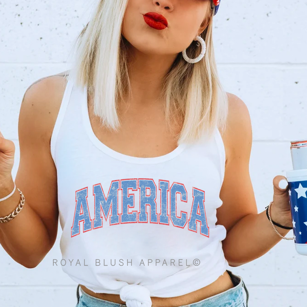 Varsity AMERICA DTF Transfer