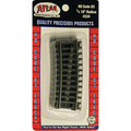 Atlas 534 HO Code 83 Curved Snap Track 1/3 Section 18" Radius Brown Ties Nickel Silver Pkg of 4 NIB