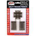 Atlas 577 HO Code 83 Crossing 90 Degrees Brown Ties Nickel Silver (Includes Four 2" Straight Sections) NIB
