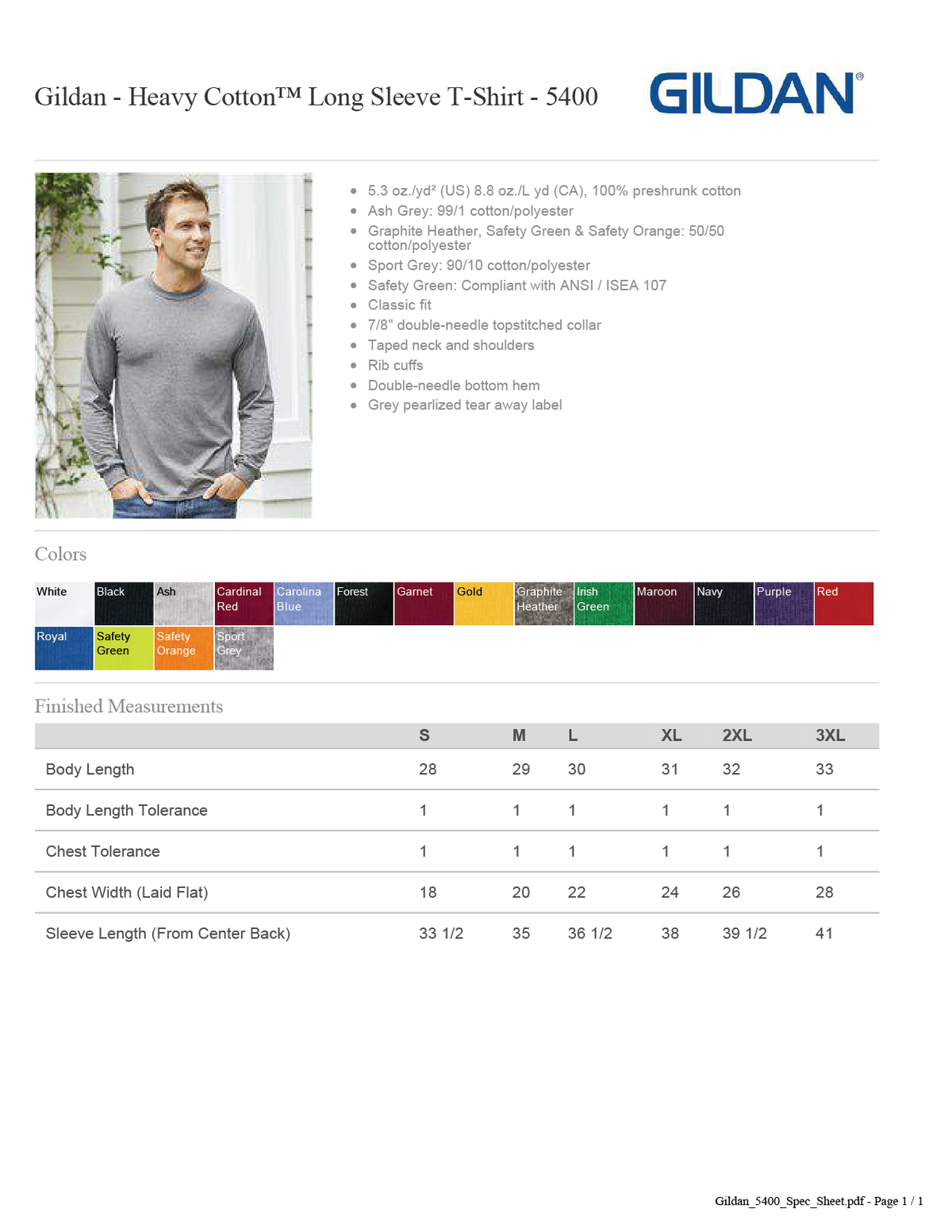 Beechwood Youth & Adult Long Sleeve