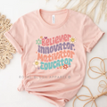 Believer Innovator Motivator Educator Graphic T-Shirt