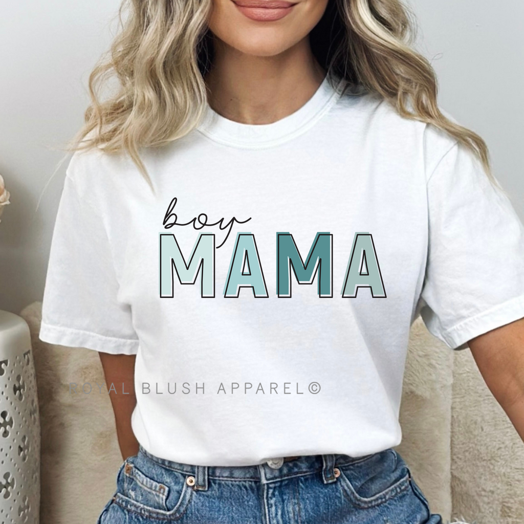 Blue Boy Mama DTF Transfer
