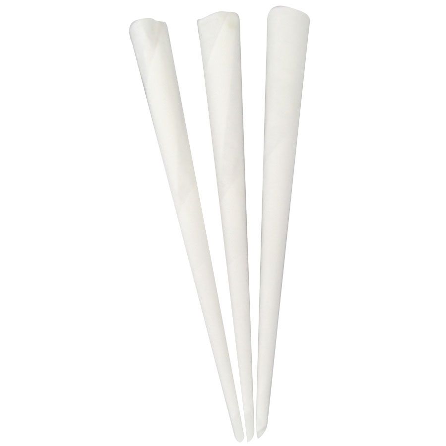 White 12" Cotton Candy Floss Cone