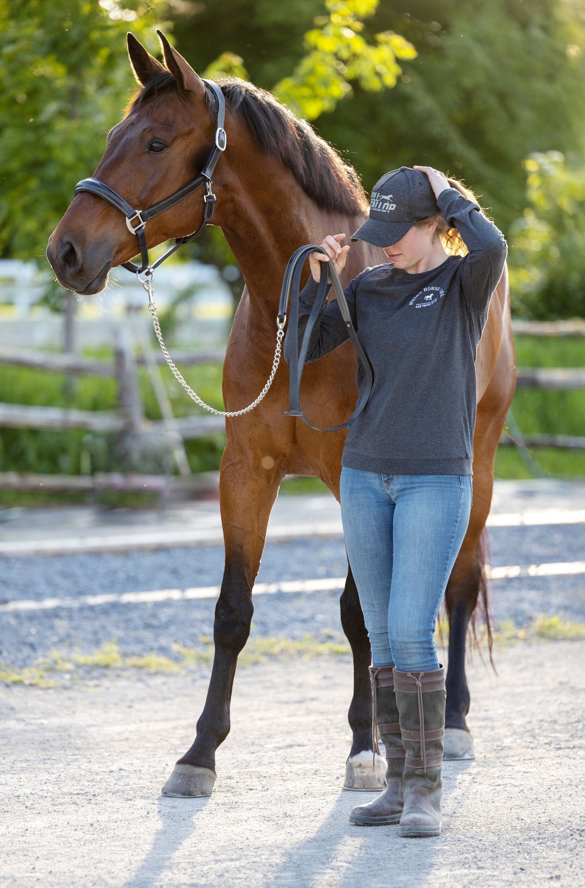 Weird Horse Girl Active Sweatshirt