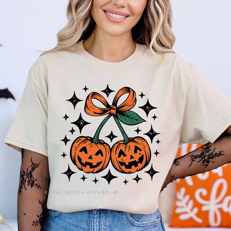 Cherry Pumpkins DTF Transfer