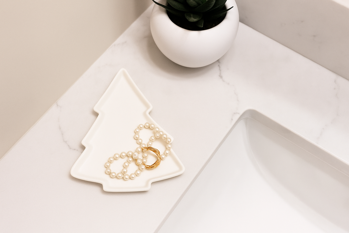Christmas Tree Ceramic Tray