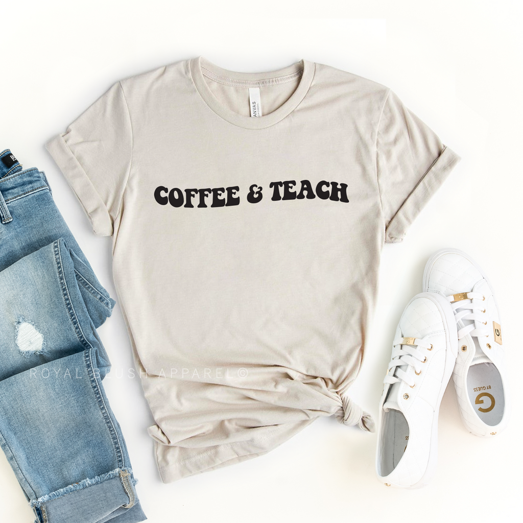 Coffee & Teach Graphic T-Shirt