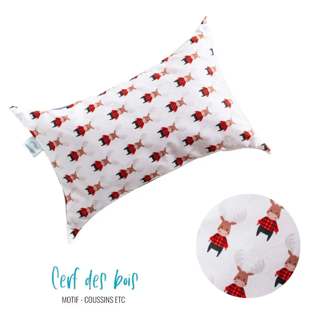 Mini oreiller "Cerf des bois"