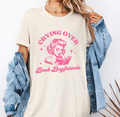 Crying Over Book Boyfriends Graphic T-Shirt
