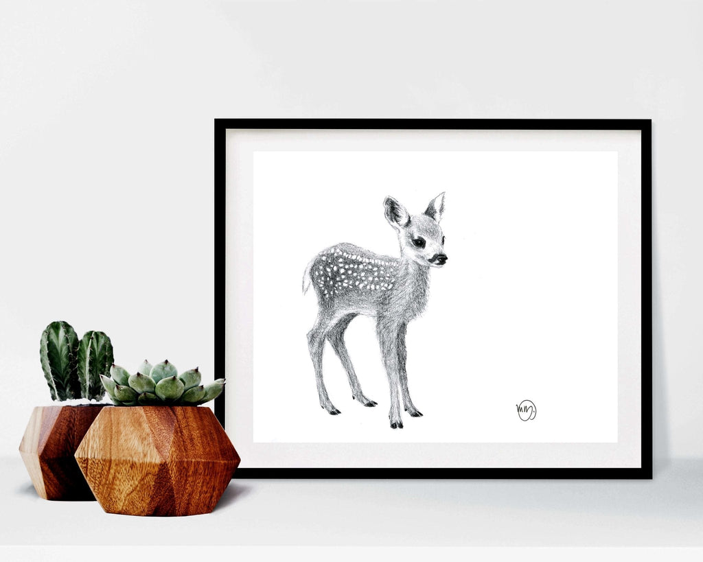 Baby Deer - Print
