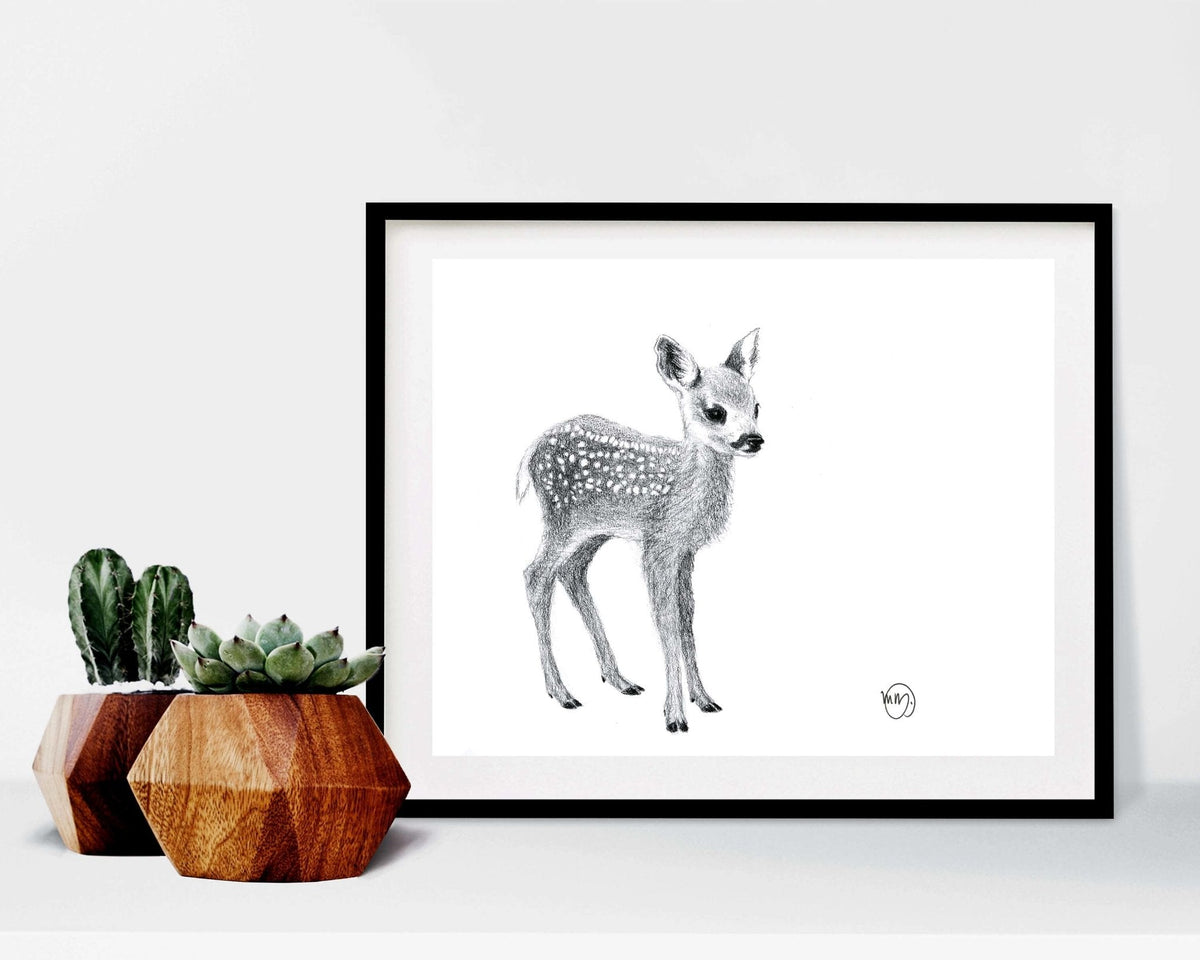 Baby Deer - Print