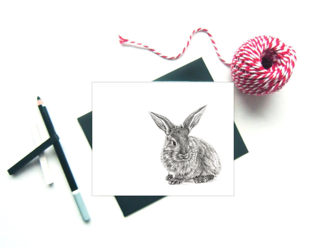 Rabbit -  Greeting Card
