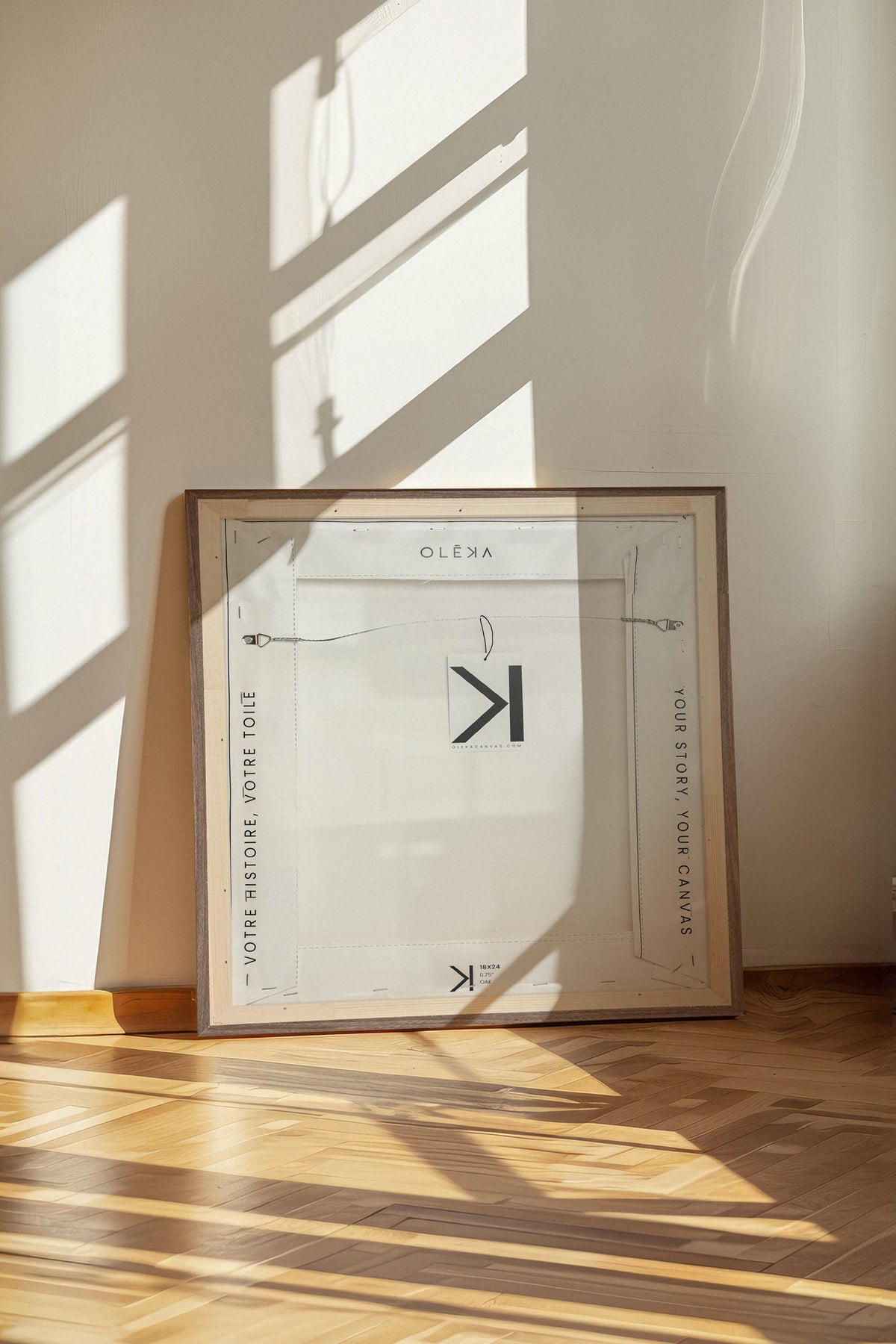 VOILE D'AZUR, Oeuvre sur toile étirée