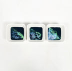 Resin Accented Ceramic Dipping Bowls (sets of 3)