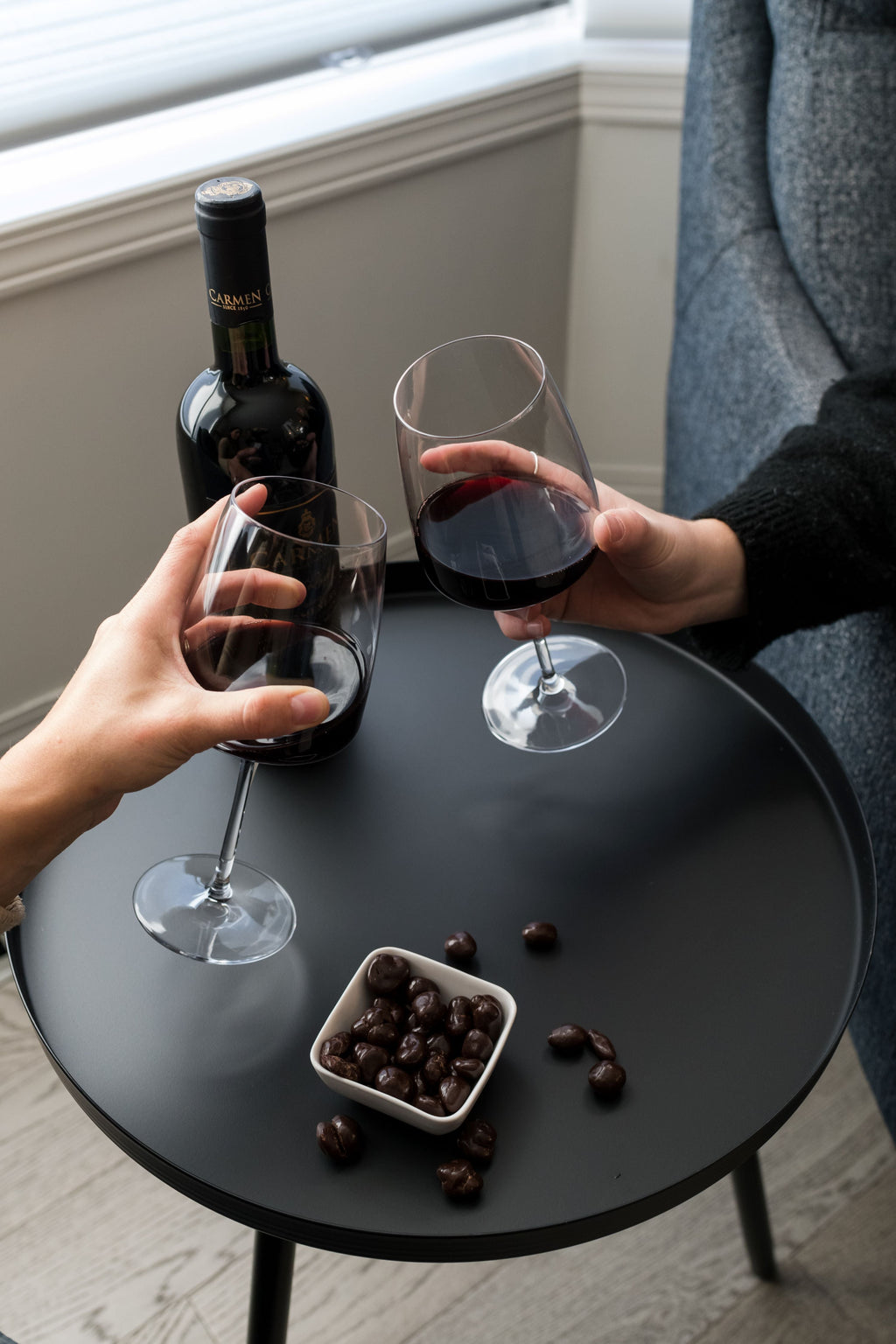 Black Side Table
