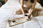 Back in Stock! Resin Gold Rectangle Tray