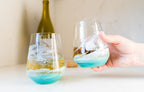 Resin Coated Wine Glasses (Set of 2)