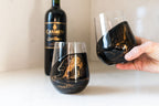 Resin Coated Wine Glasses (Set of 2)