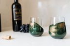 Resin Coated Wine Glasses (Set of 2)