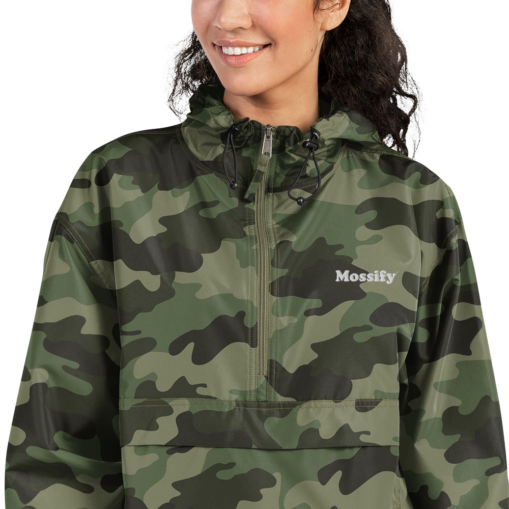 Embroidered Mossify / Champion Packable Jacket