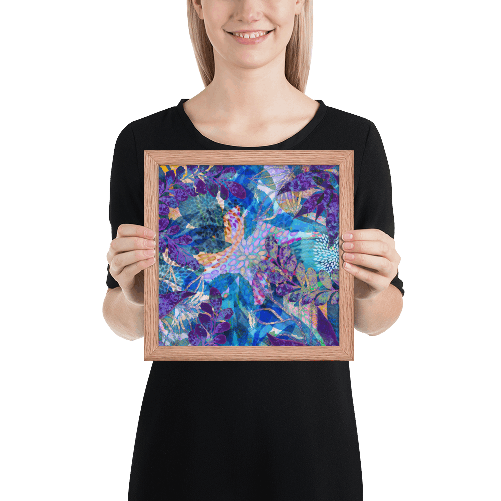 (Wall Decor) Square Art Framed