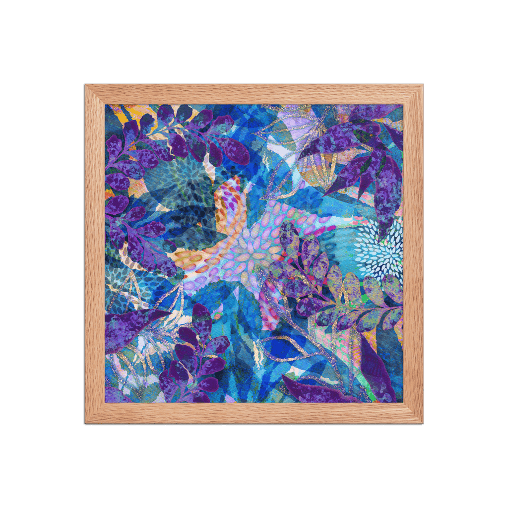 (Wall Decor) Square Art Framed