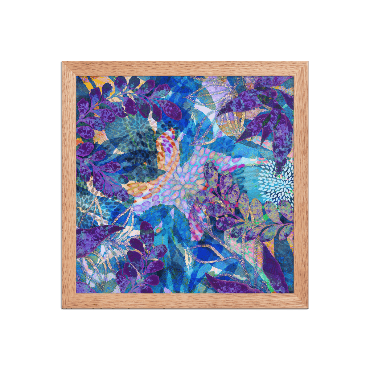 (Wall Decor) Square Art Framed