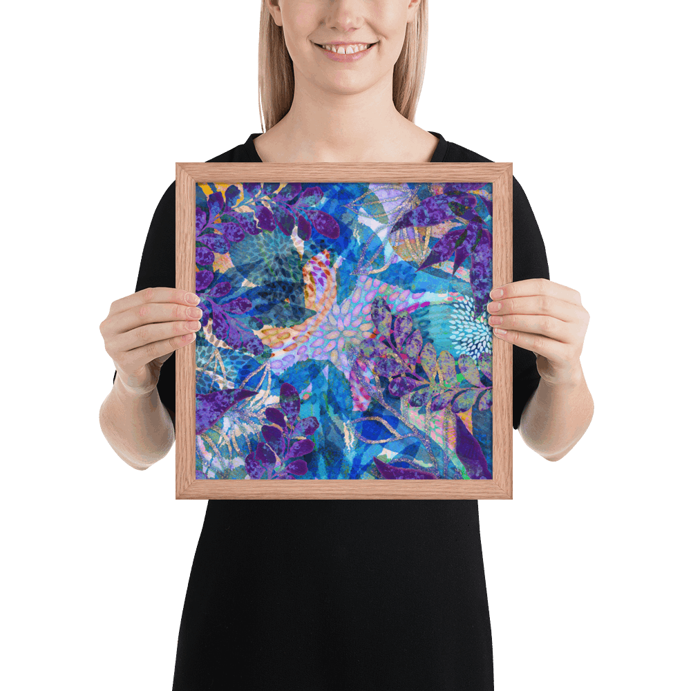 (Wall Decor) Square Art Framed