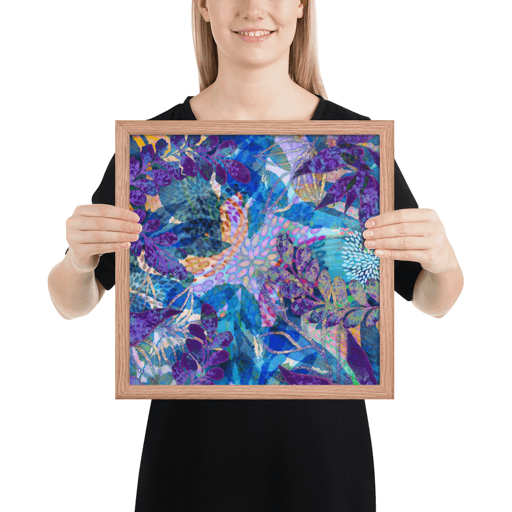 (Wall Decor) Square Art Framed