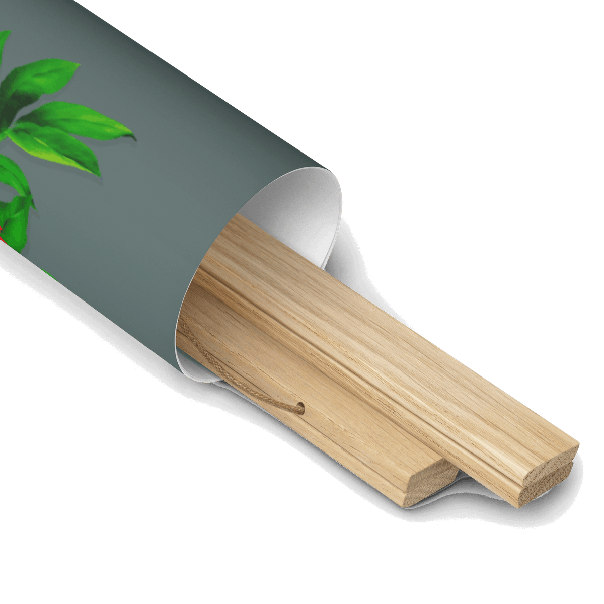 (Wall Decor) Poster with Wooden Hanger