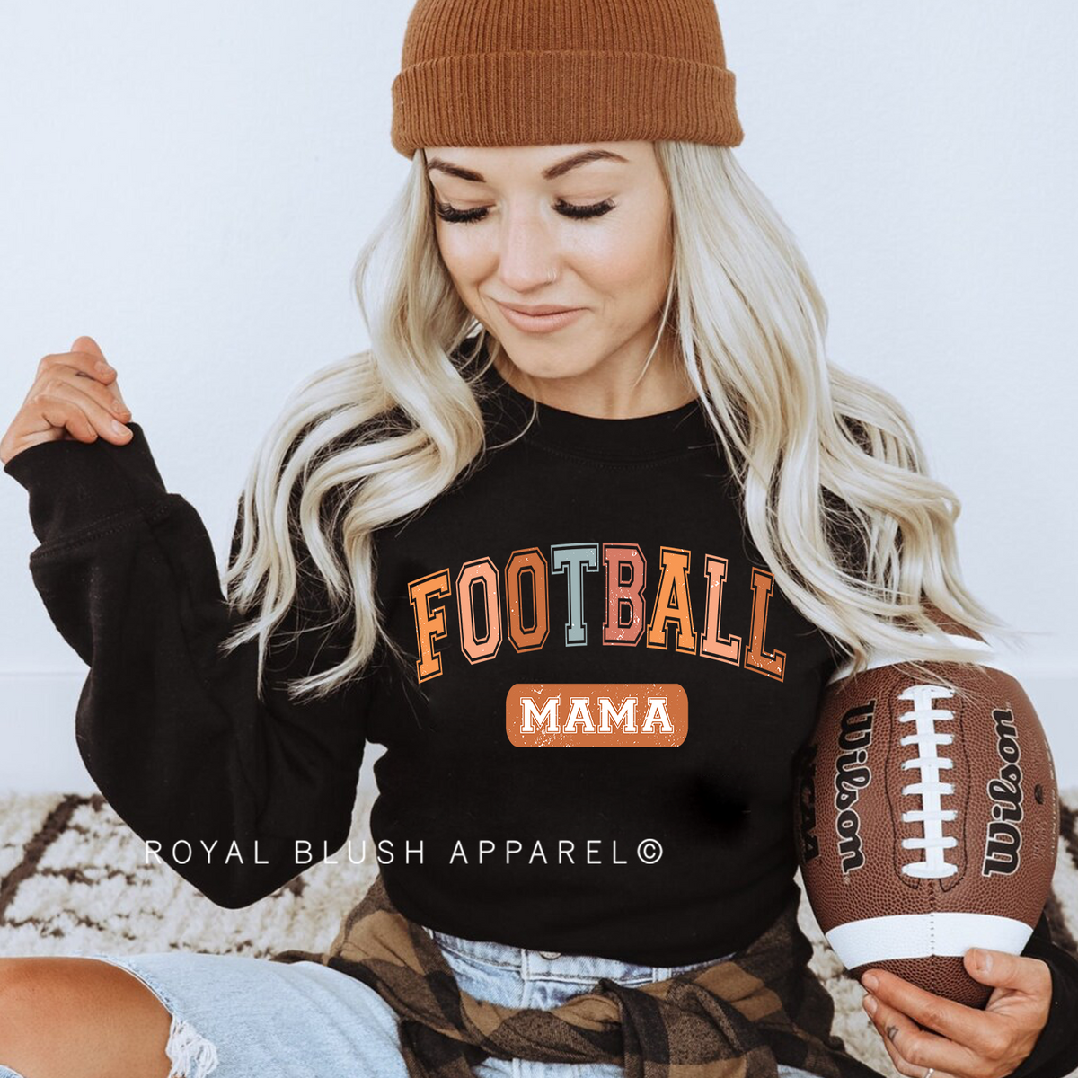 Varsity Football Mama DTF Transfer